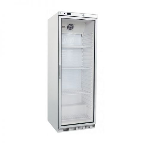 Flaschenkühlschrank mit Glastür und Umluft 350 l